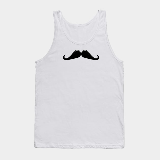 Ringmaster Moustache Tank Top by THP Creative